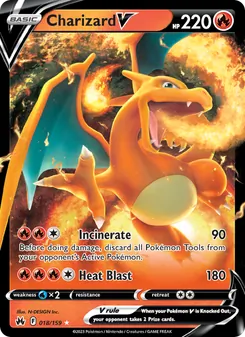 Charizard V (Crown Zenith 18)