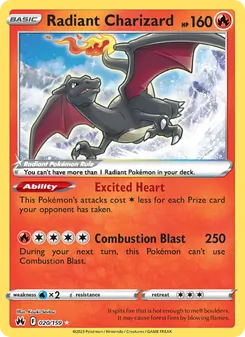 Radiant Charizard (Crown Zenith 20)