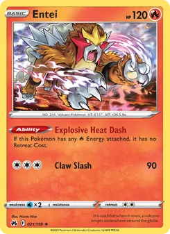 Entei (Crown Zenith 21)