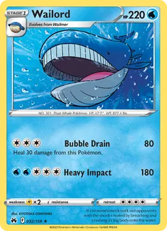 Wailord (Crown Zenith 32)