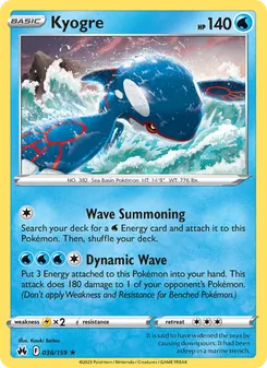 Kyogre (Crown Zenith 36)