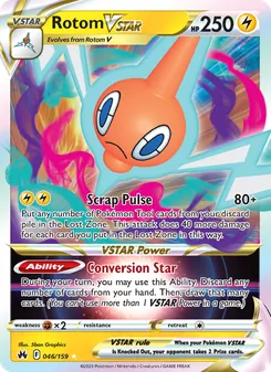 Rotom VSTAR (Crown Zenith 46)