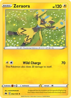 Zeraora (Crown Zenith 52)