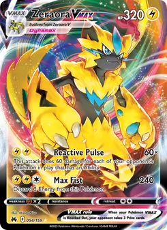 Zeraora VMAX (Crown Zenith 54)