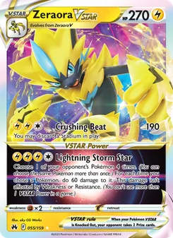 Zeraora VSTAR (Crown Zenith 55)