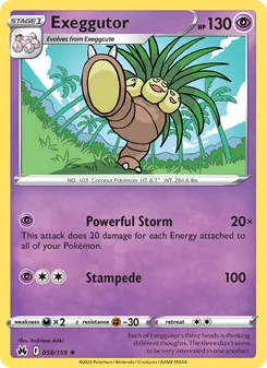 Exeggutor (Crown Zenith 58)