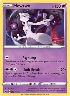 Mewtwo (Crown Zenith 59)