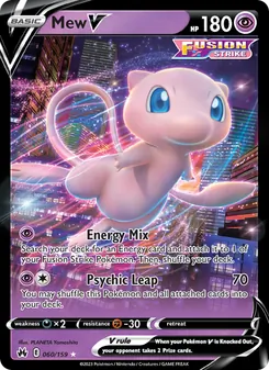 Mew V (Crown Zenith 60)