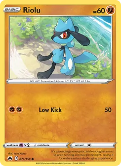 Riolu (Crown Zenith 71)