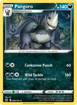 Pangoro (Crown Zenith 80)