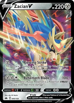 Zacian V (Crown Zenith 95)