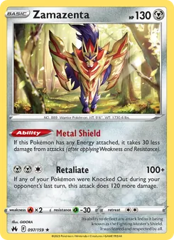 Zamazenta (Crown Zenith 97)