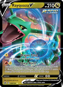 Rayquaza V (Crown Zenith 100)