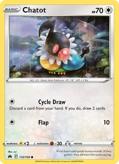 Chatot (Crown Zenith 112)