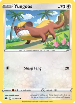 Yungoos (Crown Zenith 117)