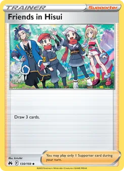 Friends in Hisui (Crown Zenith 130)