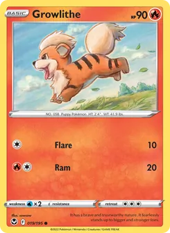 Growlithe (Silver Tempest 19)