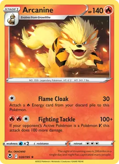 Arcanine (Silver Tempest 20)