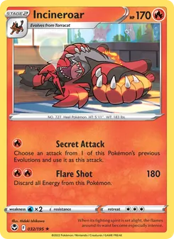 Incineroar (Silver Tempest 32)