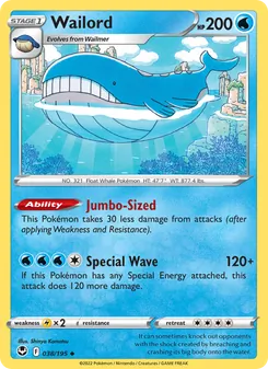 Wailord (Silver Tempest 38)