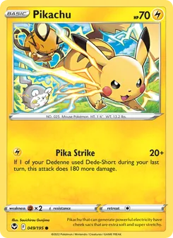 Pikachu (Silver Tempest 49)