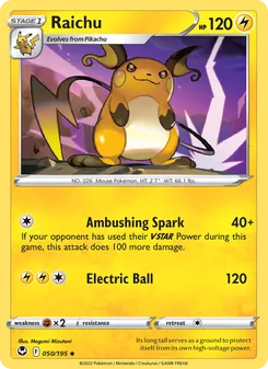 Raichu (Silver Tempest 50)