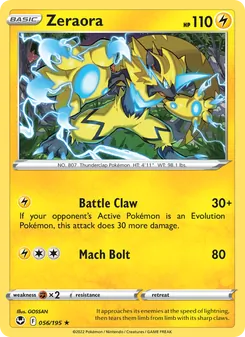 Zeraora (Silver Tempest 56)