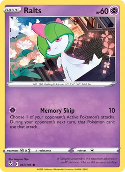 Ralts (Silver Tempest 67)