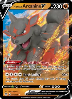 Hisuian Arcanine V (Silver Tempest 90)