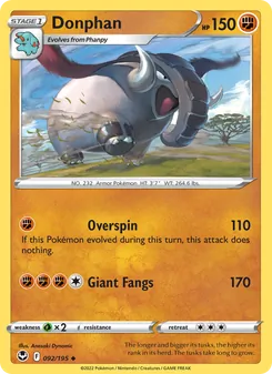 Donphan (Silver Tempest 92)