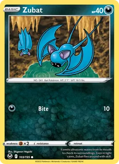 Zubat (Silver Tempest 103)