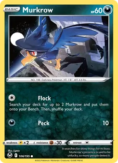 Murkrow (Silver Tempest 106)
