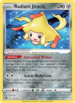 Radiant Jirachi (Silver Tempest 120)