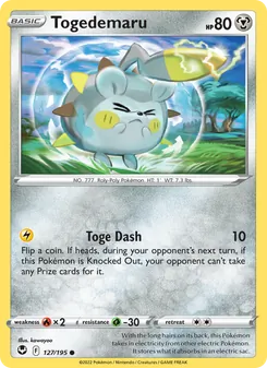 Togedemaru (Silver Tempest 127)