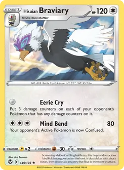 Hisuian Braviary (Silver Tempest 149)