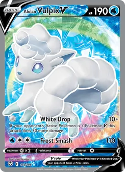 Alolan Vulpix V (Silver Tempest 173)