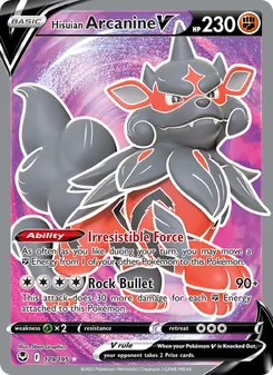 Hisuian Arcanine V (Silver Tempest 179)