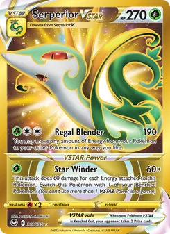 Serperior VSTAR (Silver Tempest 210)