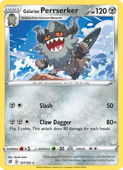Galarian Perrserker (Rebel Clash 127)