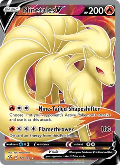 Ninetales V (Rebel Clash 177)
