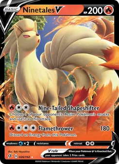 Ninetales V (Rebel Clash 26)