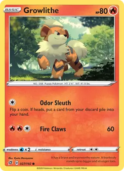 Growlithe (Rebel Clash 27)