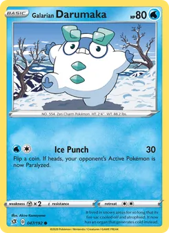 Galarian Darumaka (Rebel Clash 47)