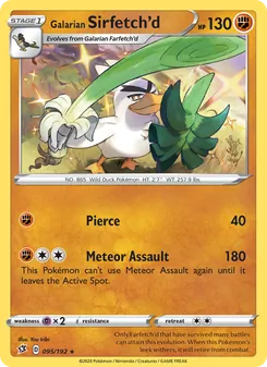 Galarian Sirfetch'd (Rebel Clash 95)