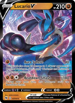 Lucario V (Champion's Path 27)
