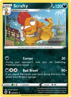 Scrafty (Champion's Path 42)