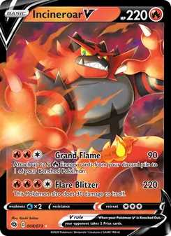 Incineroar V (Champion's Path 8)
