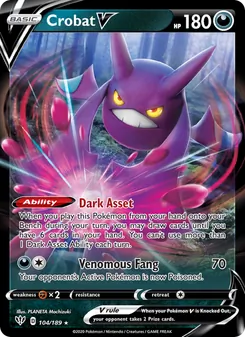 Crobat V (Darkness Ablaze 104)