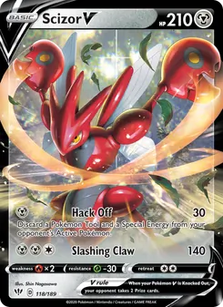 Scizor V (Darkness Ablaze 118)