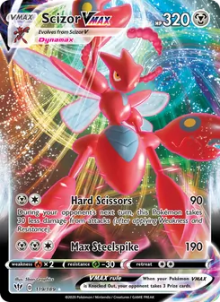 Scizor VMAX (Darkness Ablaze 119)